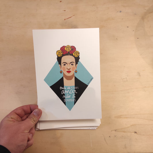 Ilustração A5 Frida Kahlo
