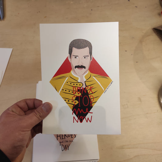 Ilustração A5 Freddie Mercury