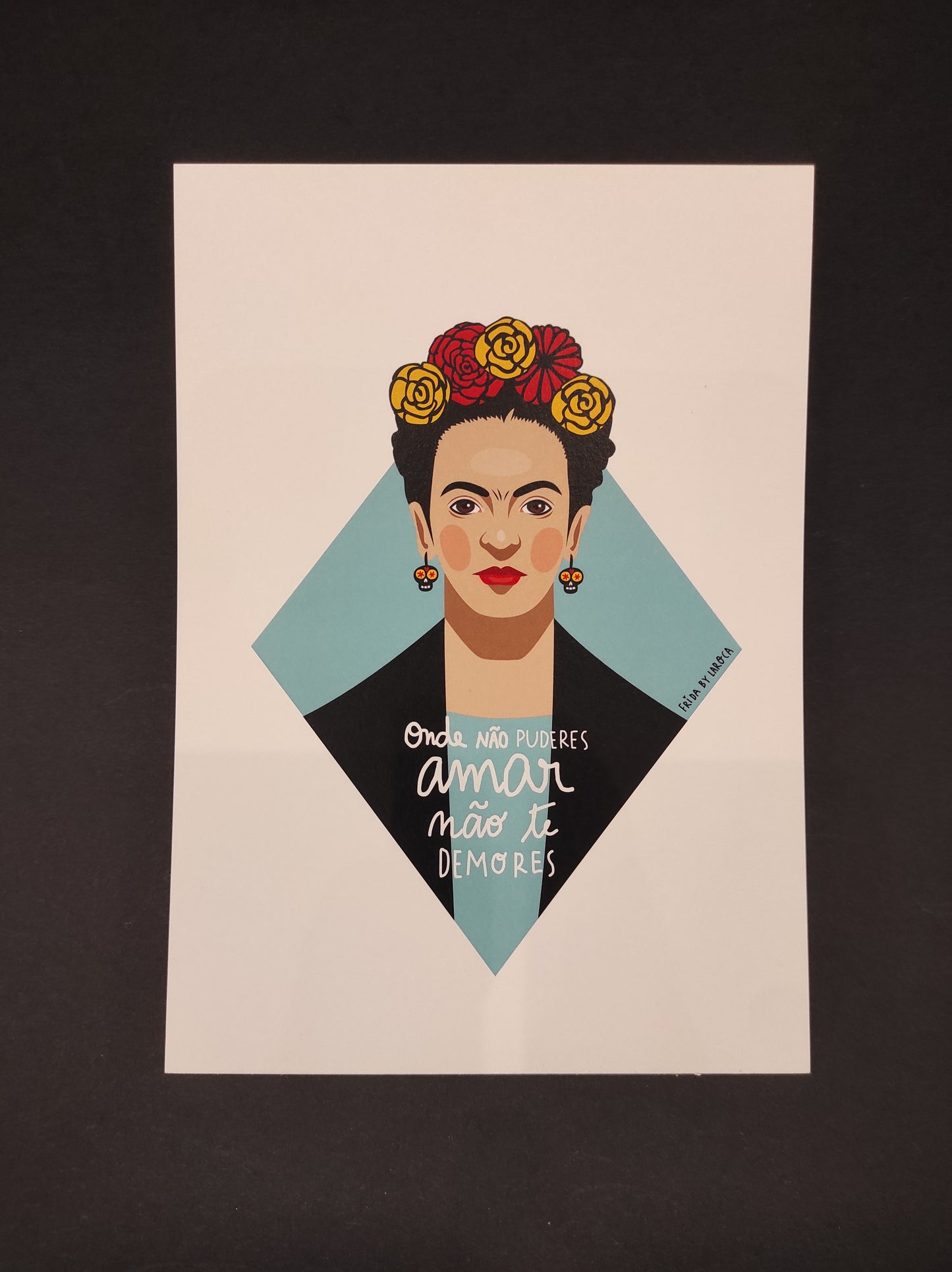 Ilustração A5 Frida Kahlo