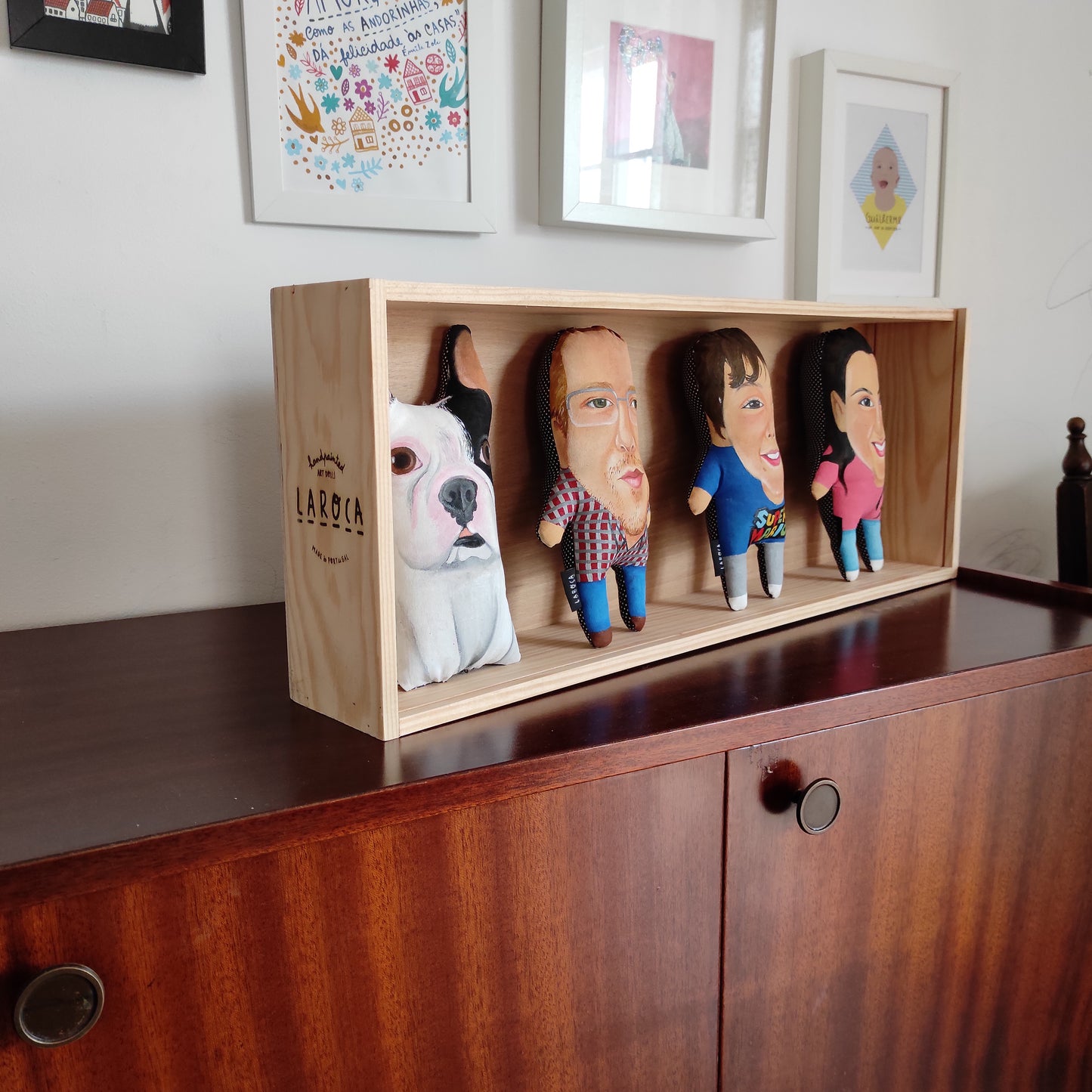 Caixa 4x Boneco 20cm