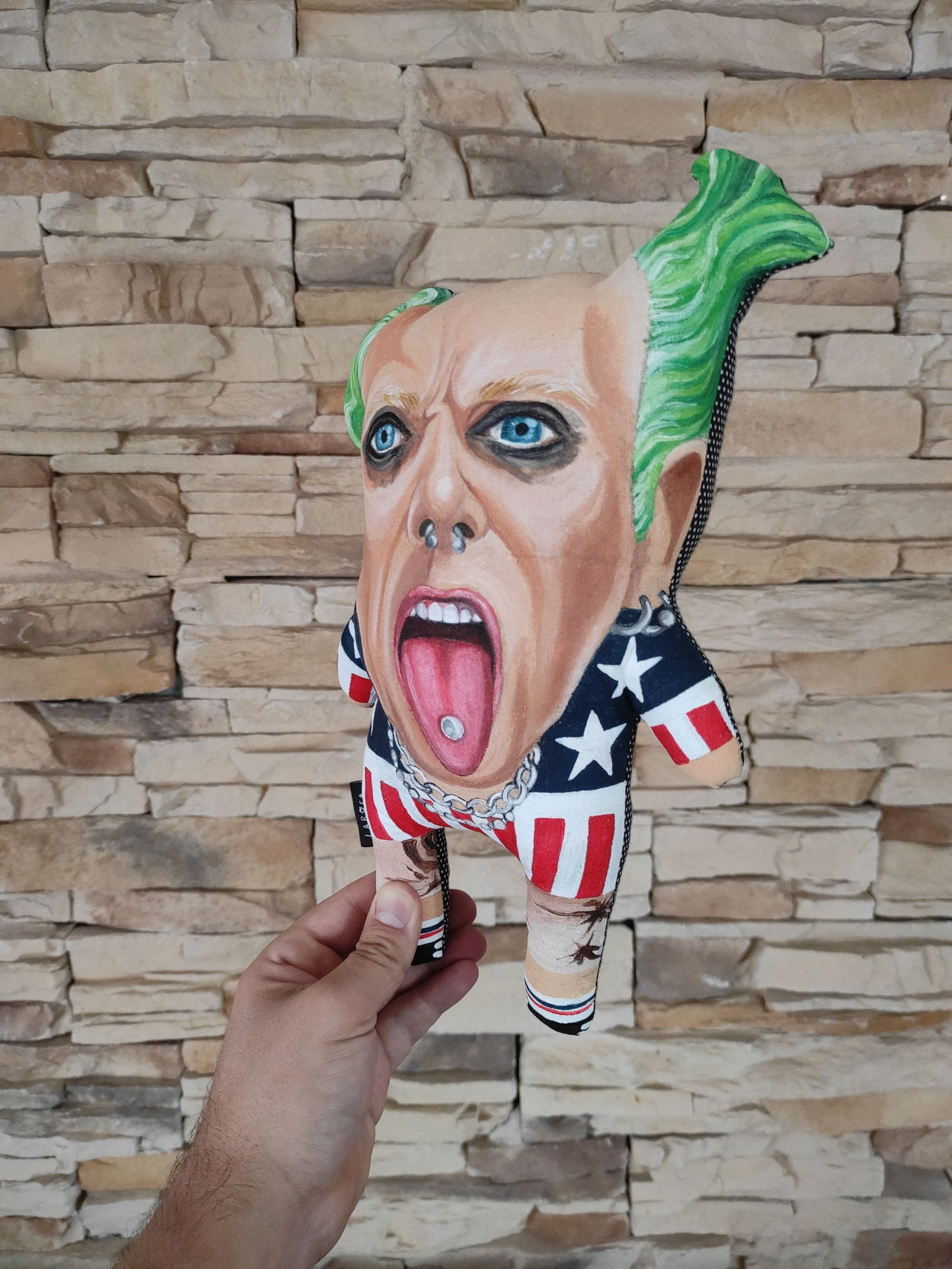 Boneco Pintado à Mão Keith Flint