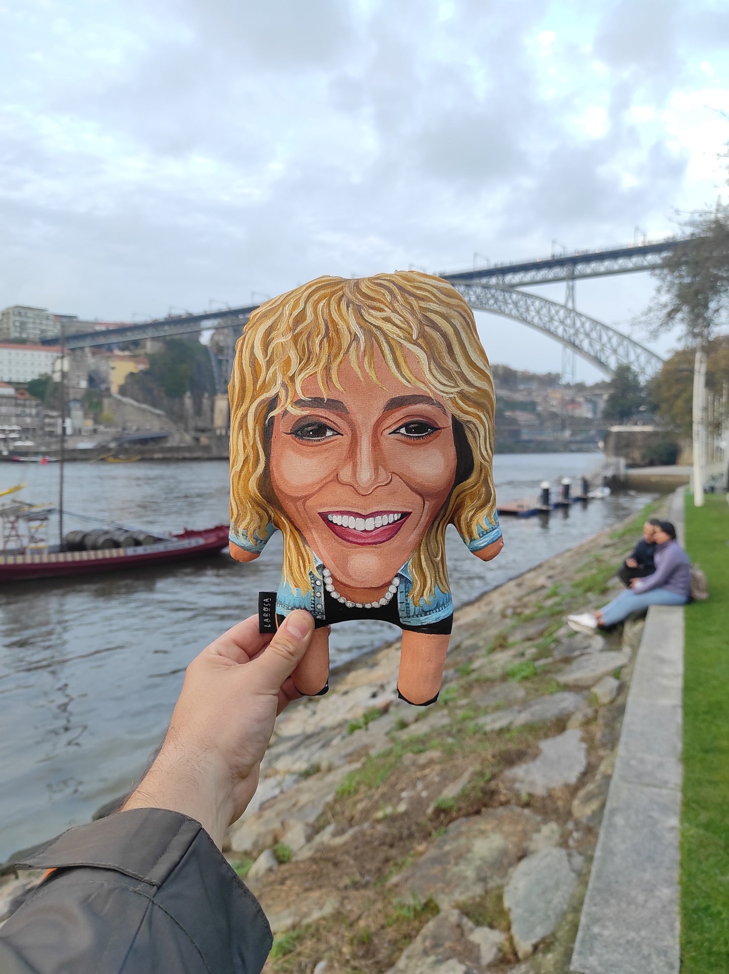 Boneco Pintado à Mão Tina Turner