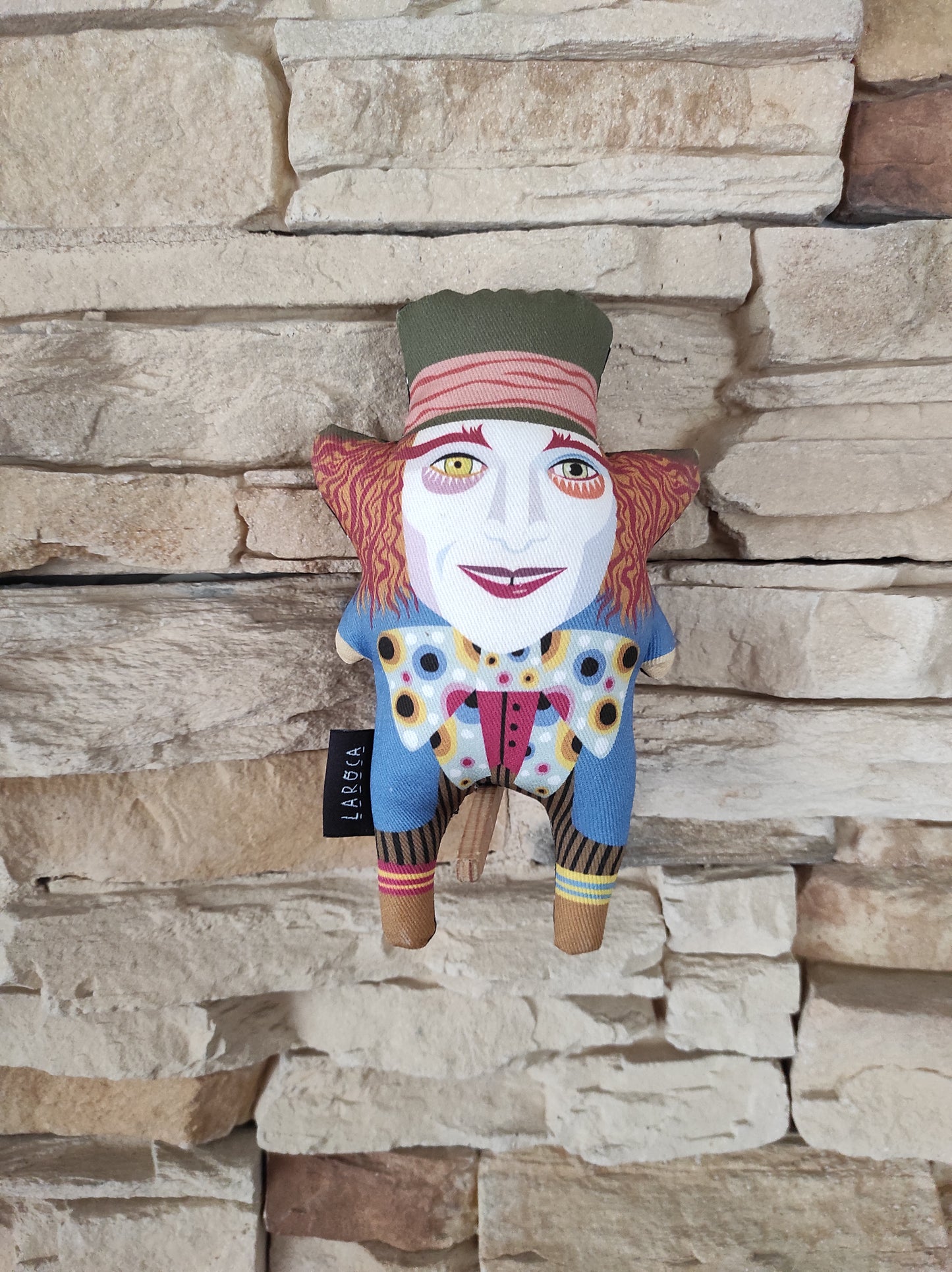 Boneco Estampado Mad Hatter