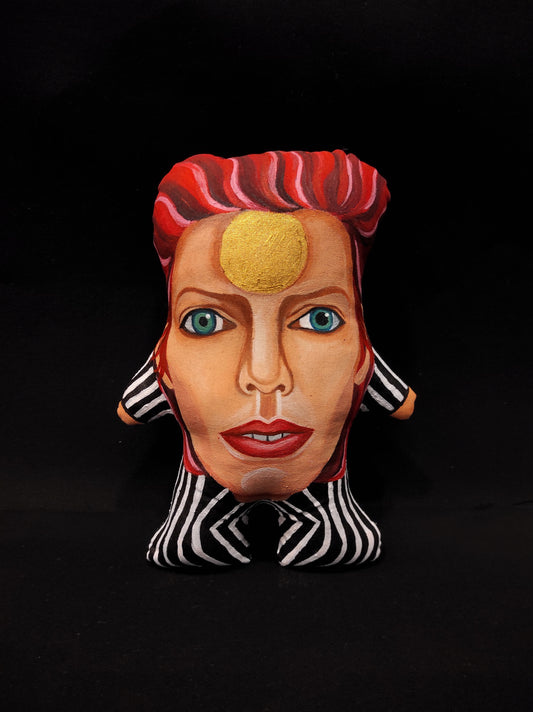 Boneco Pintado à Mão David Bowie 20 cm