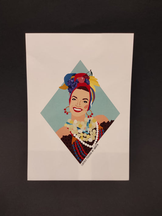 Ilustração A5 Carmen Miranda