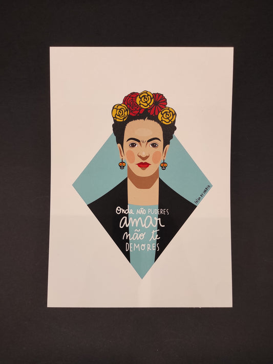 Ilustração A5 Frida Kahlo