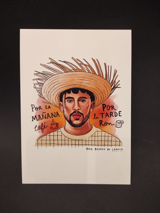 Ilustração A5 Bad Bunny