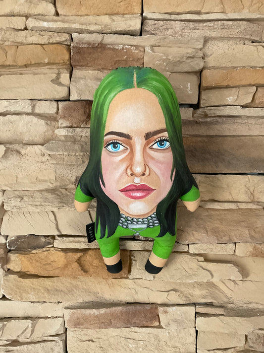 Boneco Pintado à Mão Billie Eilish