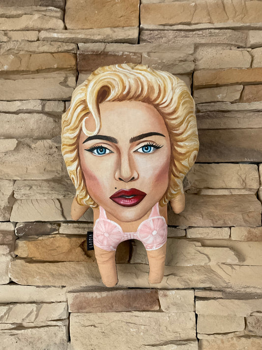 Boneco Pintado à Mão Madonna