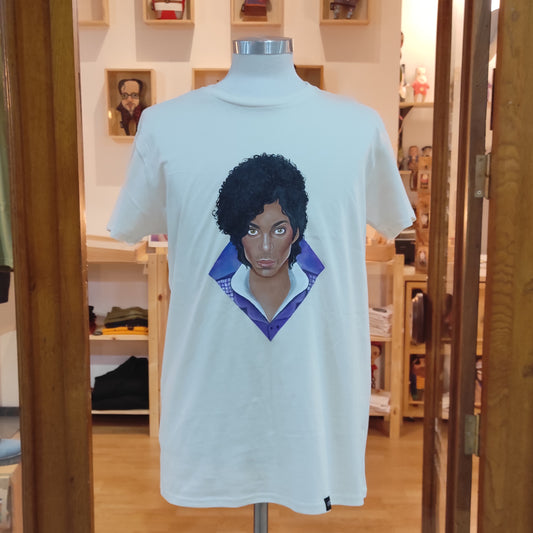 T-shirt Pintada à Mão Prince